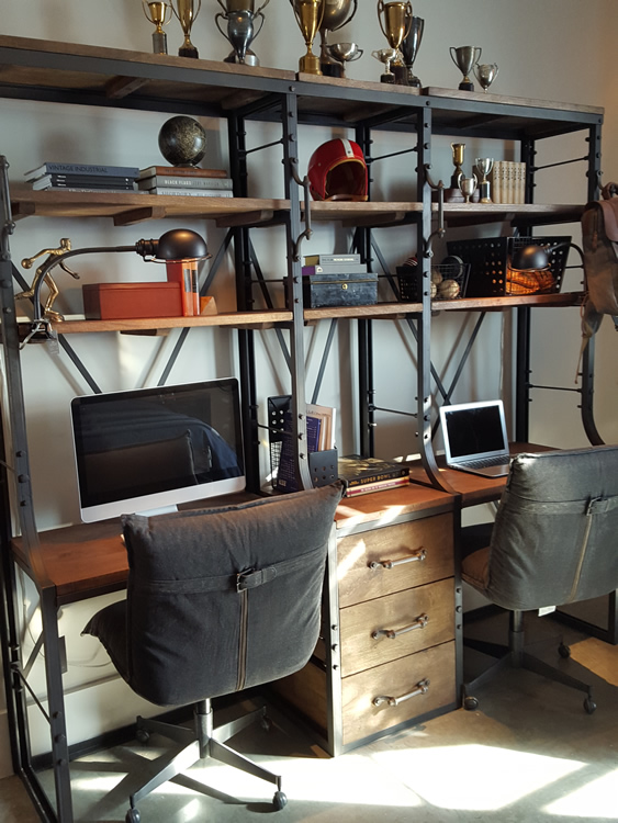 Organized Home Workspace Office